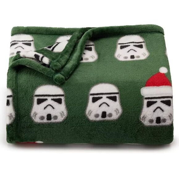 Star Wars Other - Star Wars Darth Vader + Storm Trooper Christmas Blanket Throw | Cozy Fleece NEW